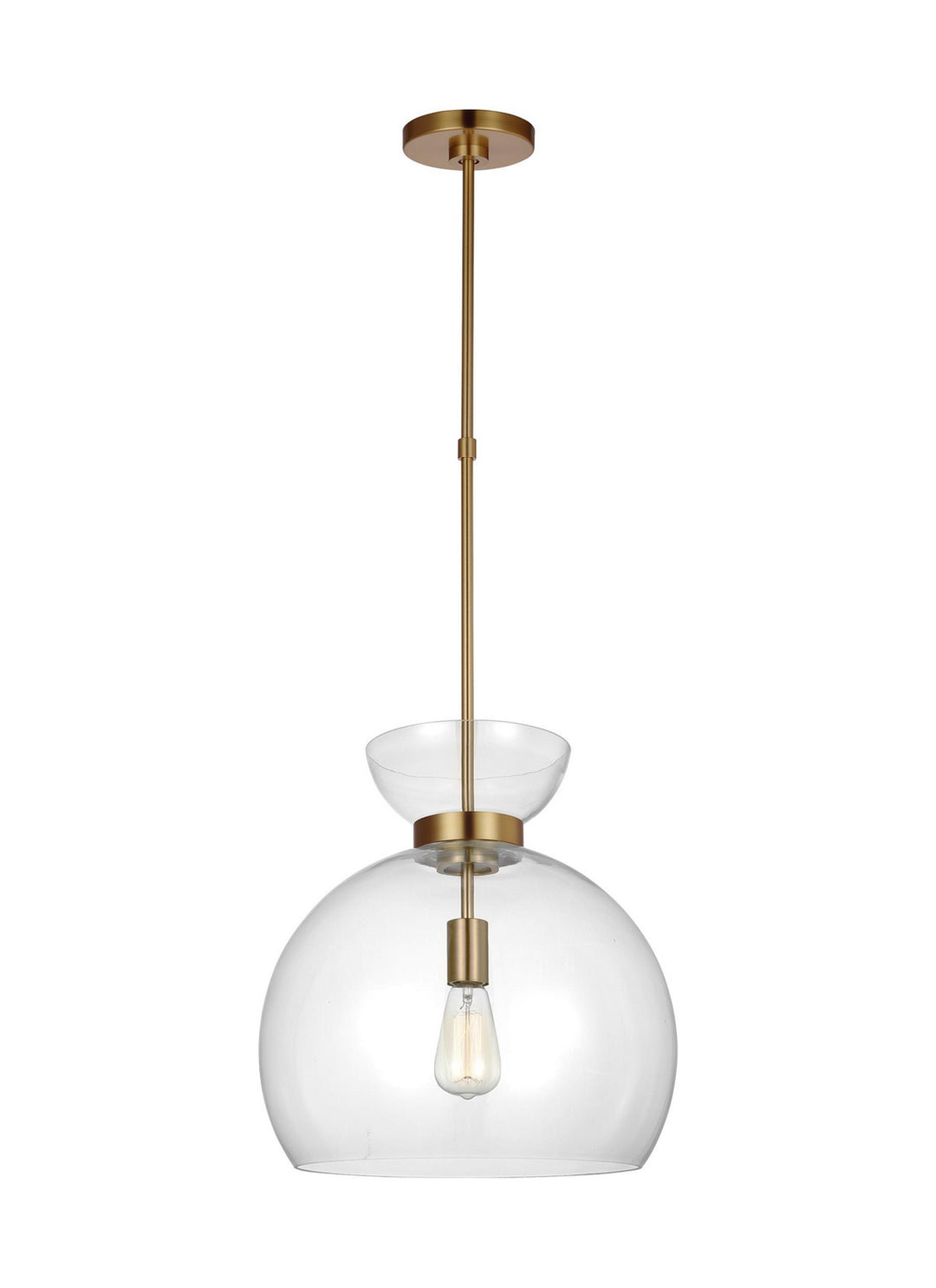 Visual Comfort Studio Canada - KSP1021BBSCG - One Light Pendant - Londyn - Burnished Brass with Clear Glass