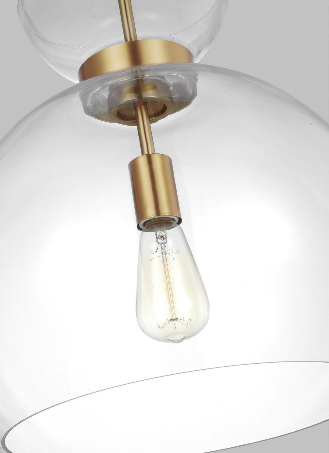Visual Comfort Studio Canada - KSP1021BBSCG - One Light Pendant - Londyn - Burnished Brass with Clear Glass