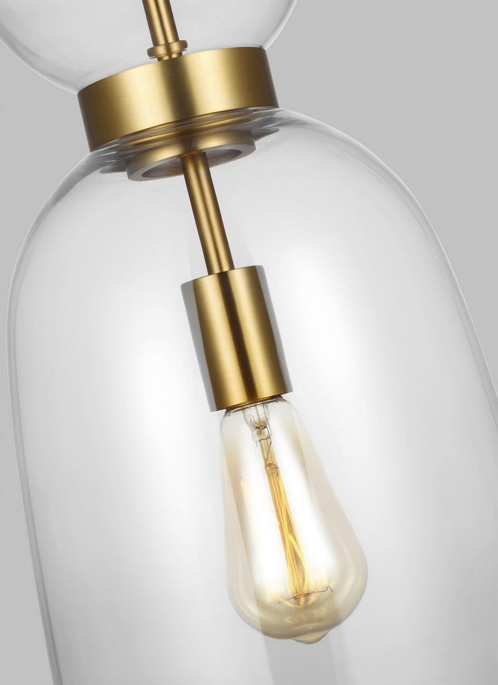 Visual Comfort Studio Canada - KSP1031BBSCG - One Light Pendant - Londyn - Burnished Brass with Clear Glass