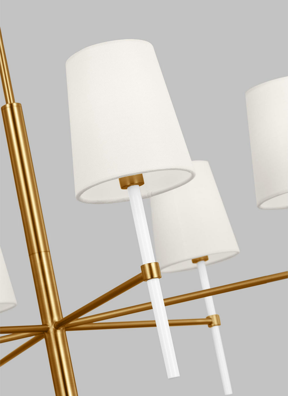 Visual Comfort Studio Canada - KSC1086BBSGW - Six Light Chandelier - Monroe - Burnished Brass