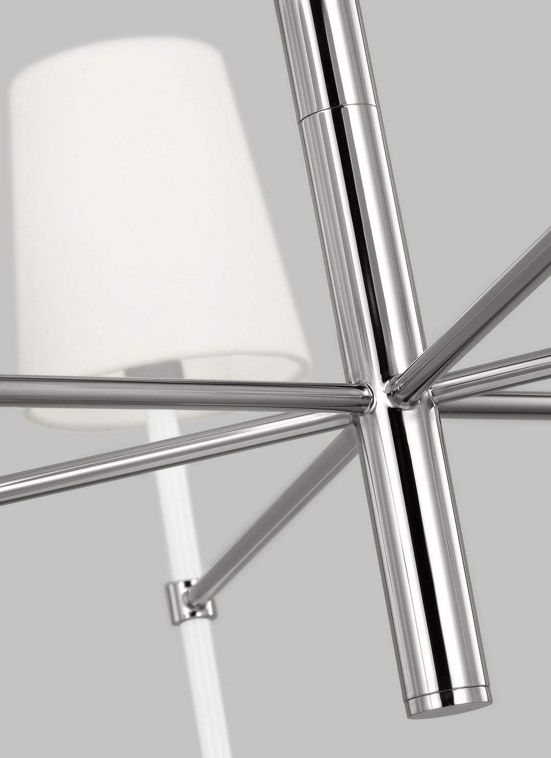 Visual Comfort Studio Canada - KSC1086PNGW - Six Light Chandelier - Monroe - Polished Nickel