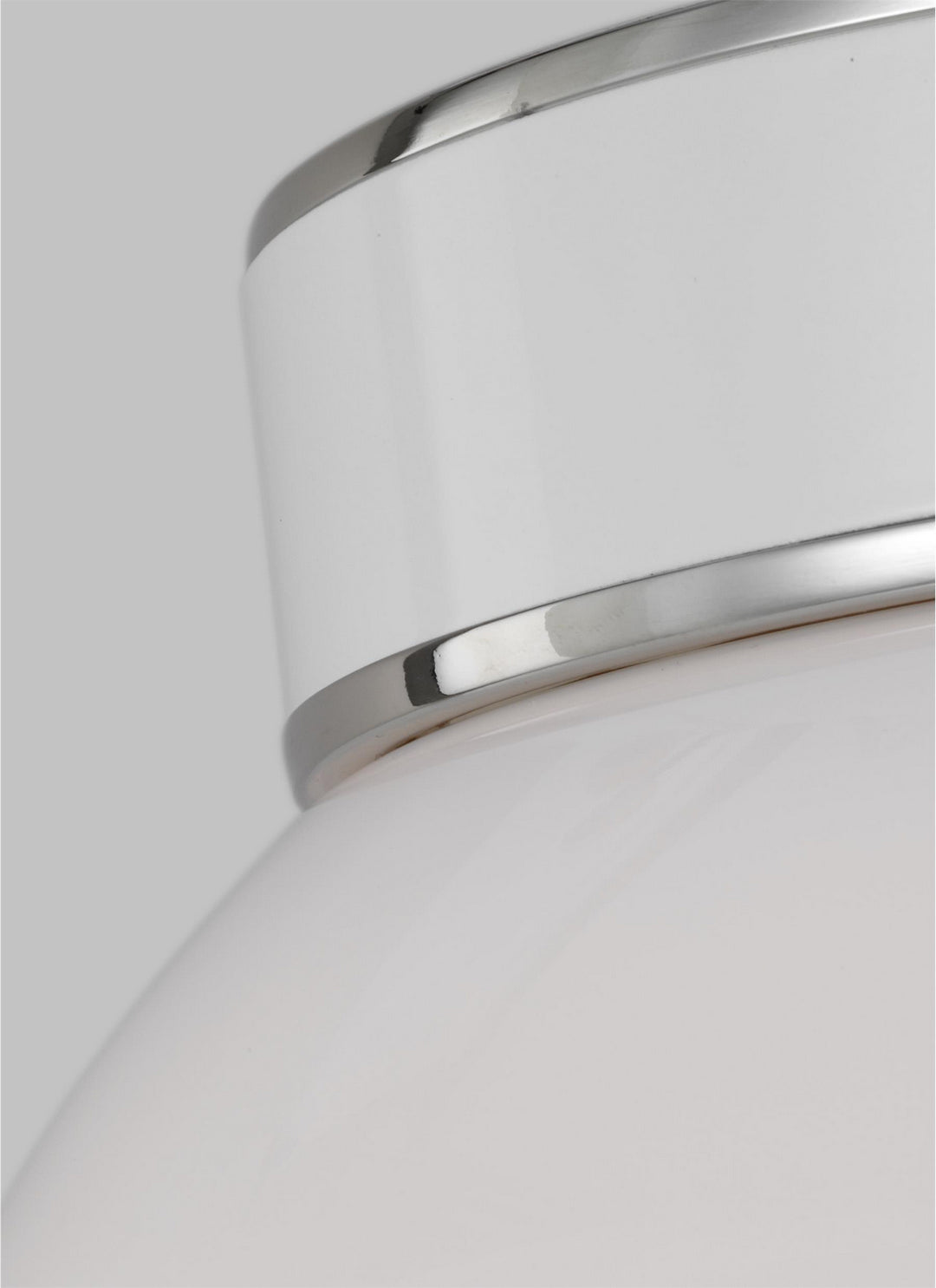 Visual Comfort Studio Canada - KSF1051PNGW - One Light Flush Mount - Monroe - Polished Nickel