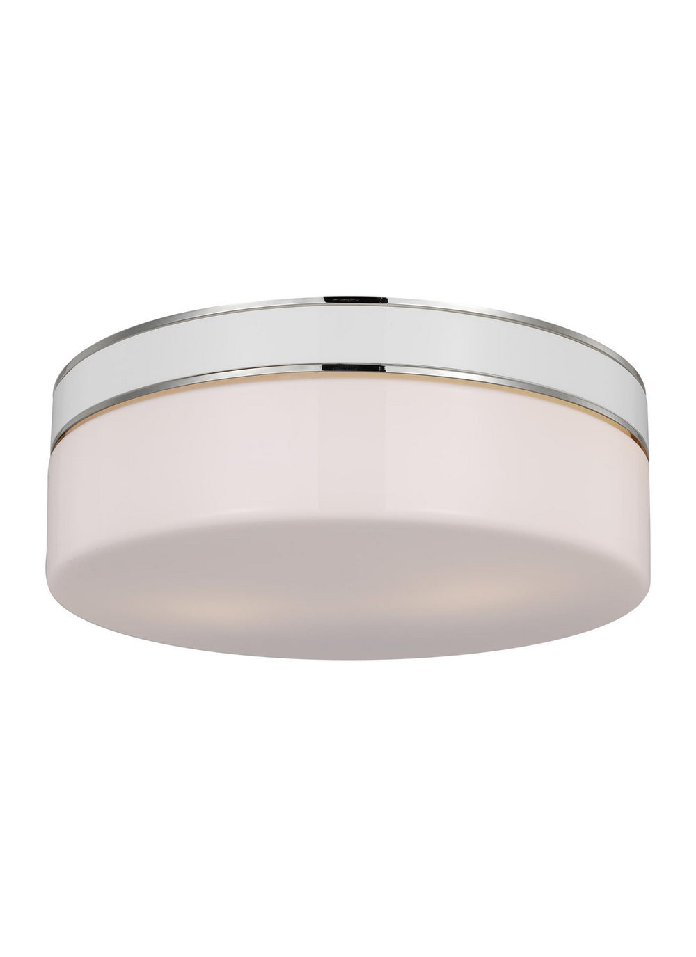 Visual Comfort Studio Canada - KSF1072PNGW - Two Light Flush Mount - Monroe - Polished Nickel