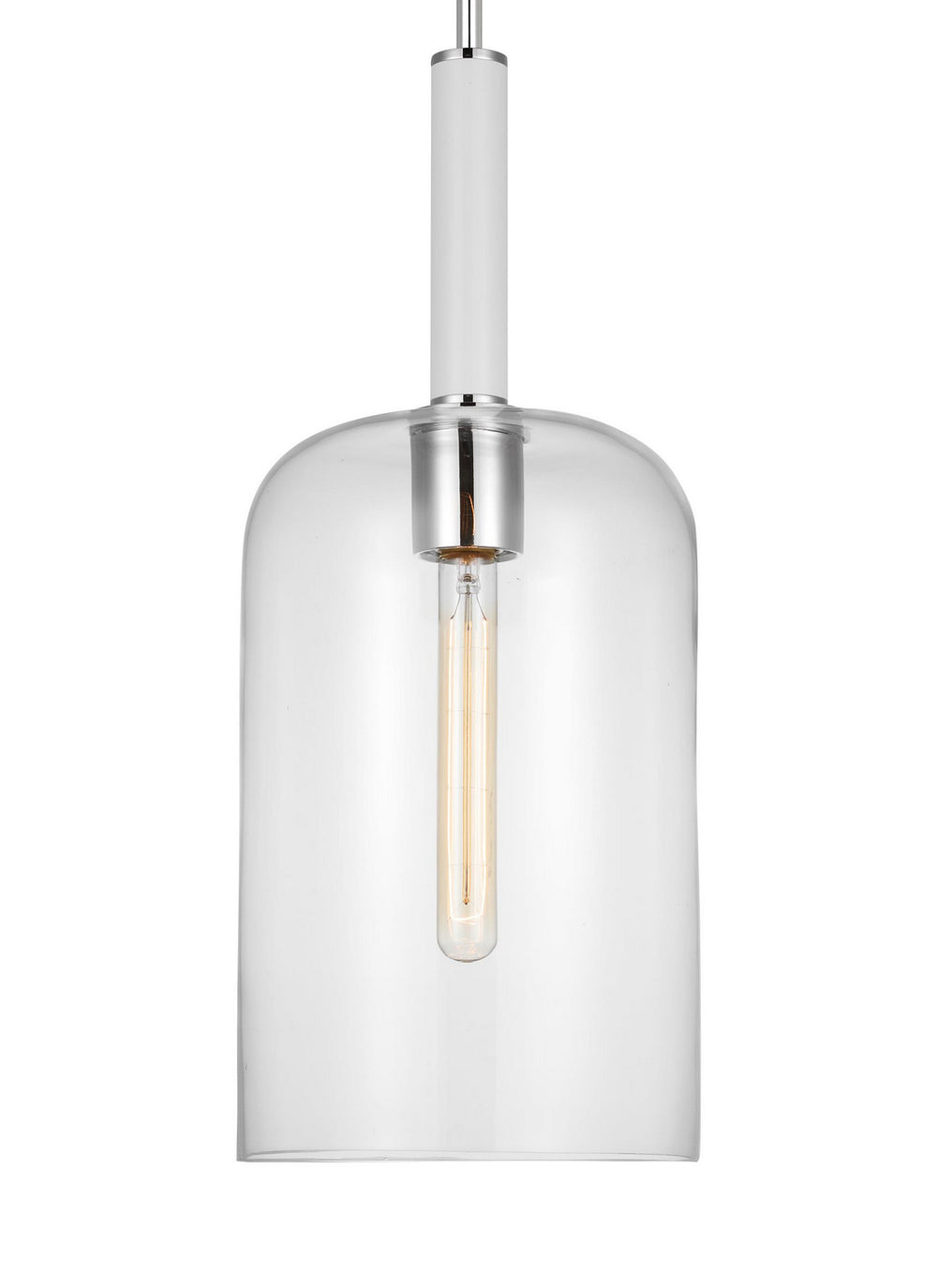 Visual Comfort Studio Canada - KSP1051PNGW - One Light Pendant - Monroe - Polished Nickel