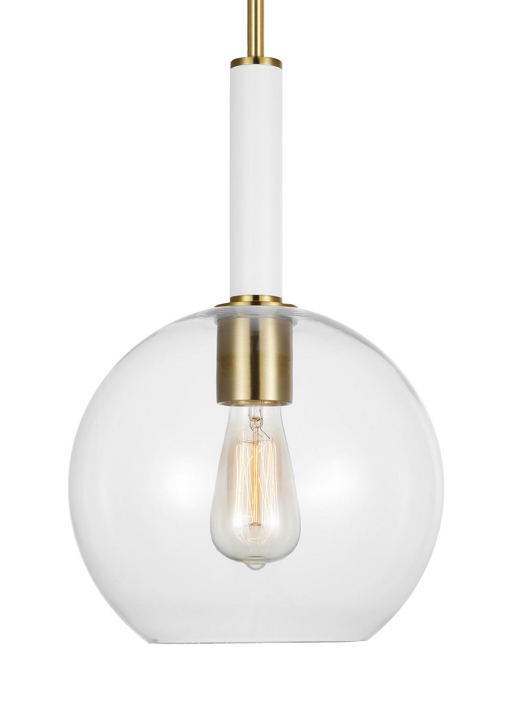 Visual Comfort Studio Canada - KSP1061BBSGW - One Light Pendant - Monroe - Burnished Brass