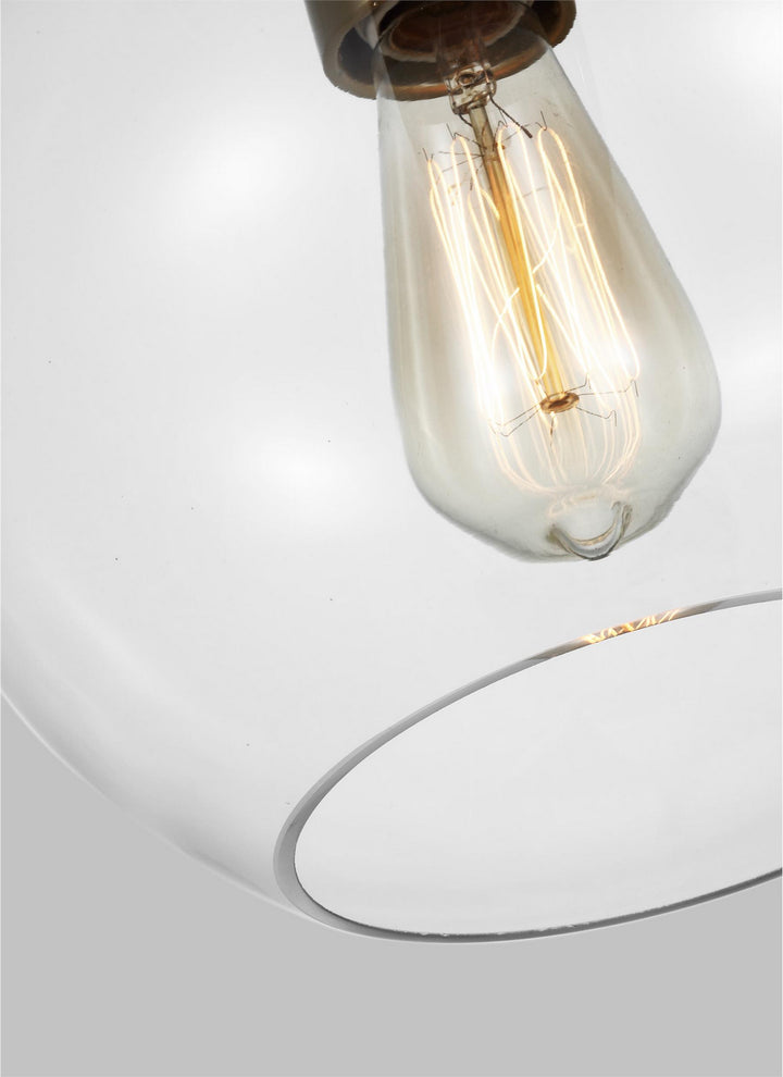 Visual Comfort Studio Canada - KSP1061BBSGW - One Light Pendant - Monroe - Burnished Brass