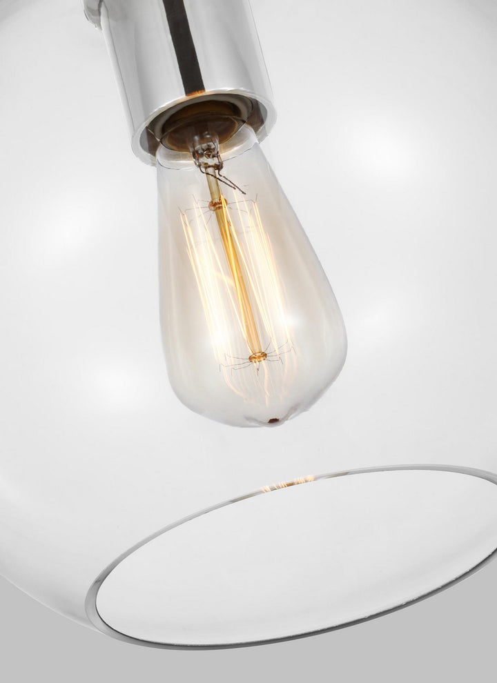 Visual Comfort Studio Canada - KSP1061PNGW - One Light Pendant - Monroe - Polished Nickel