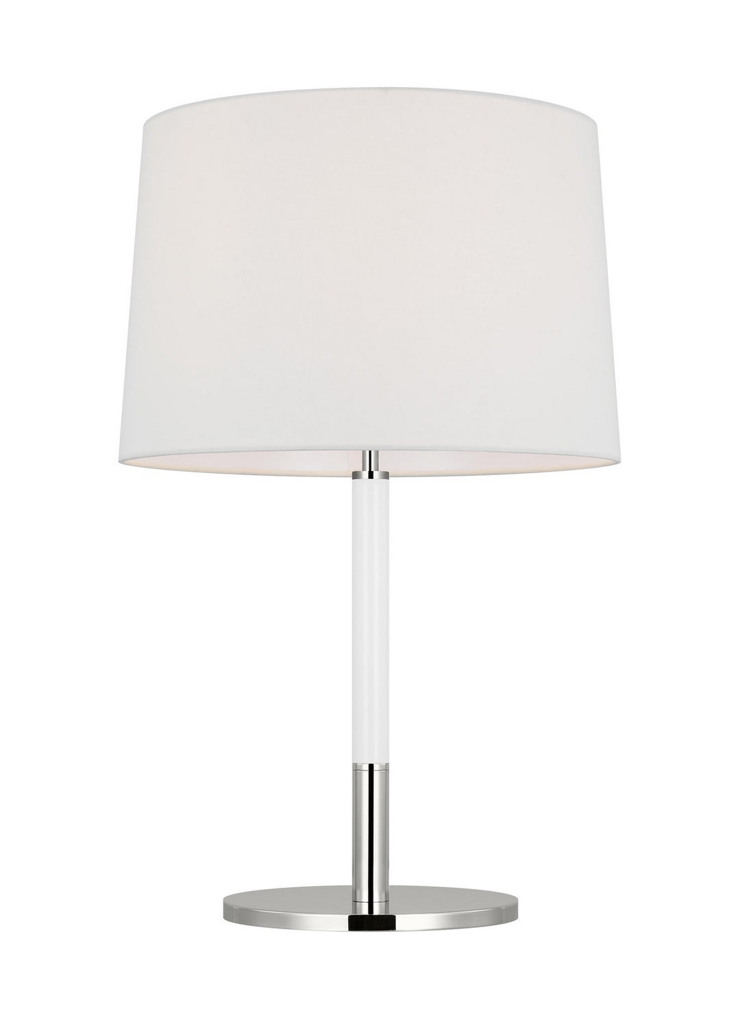 Visual Comfort Studio Canada - KST1041PNGW1 - One Light Table Lamp - Monroe - Polished Nickel