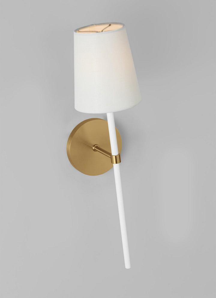 Visual Comfort Studio Canada - KSW1091BBSGW - One Light Wall Sconce - Monroe - Burnished Brass