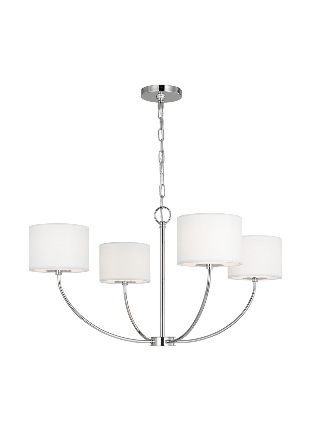 Visual Comfort Studio Canada - KSC1034PN - Four Light Chandelier - Sawyer - Polished Nickel