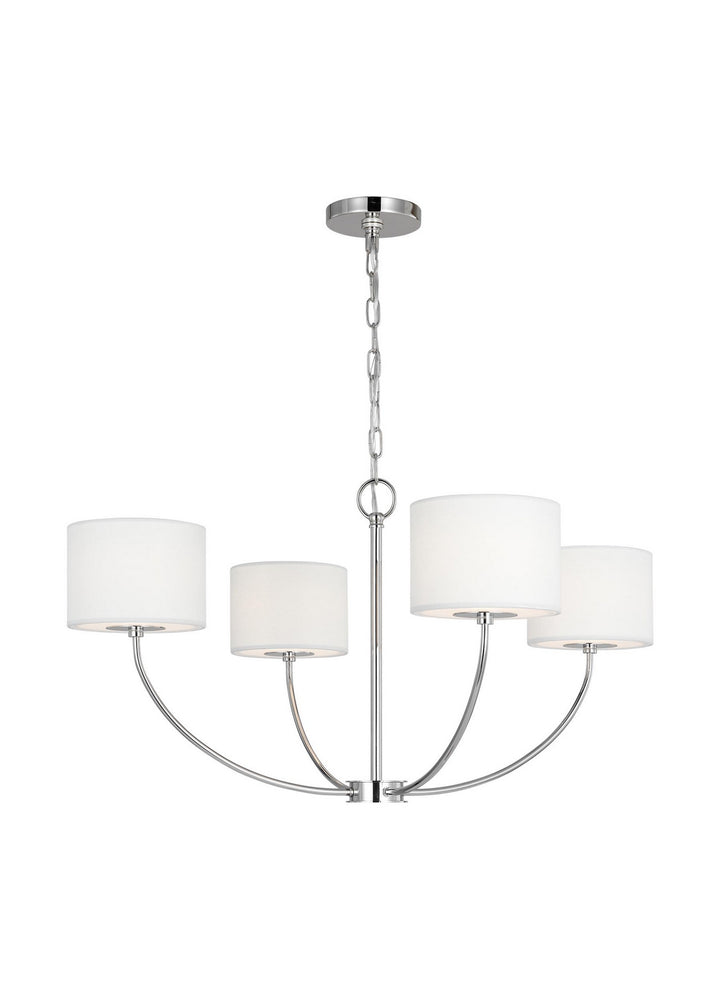 Visual Comfort Studio Canada - KSC1034PN - Four Light Chandelier - Sawyer - Polished Nickel