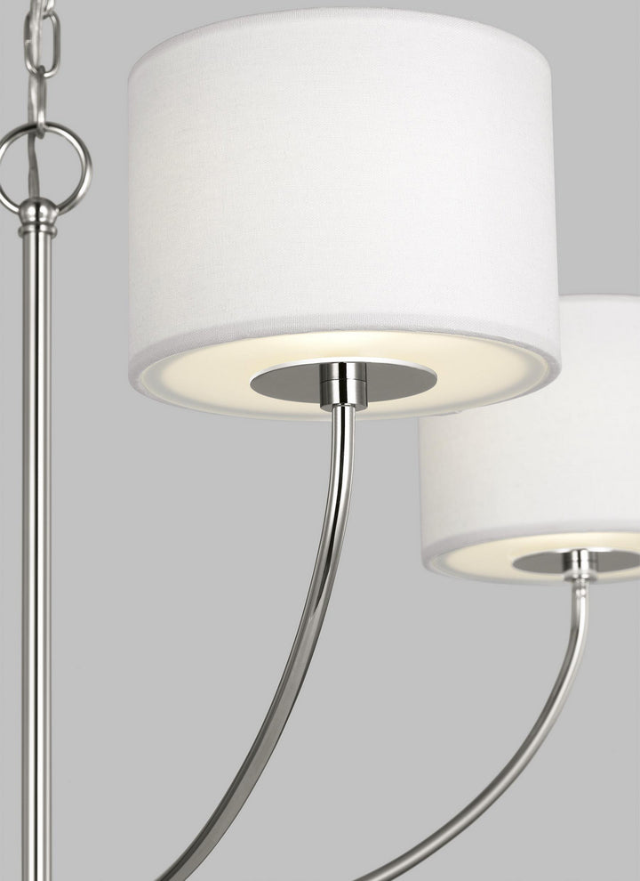 Visual Comfort Studio Canada - KSC1034PN - Four Light Chandelier - Sawyer - Polished Nickel