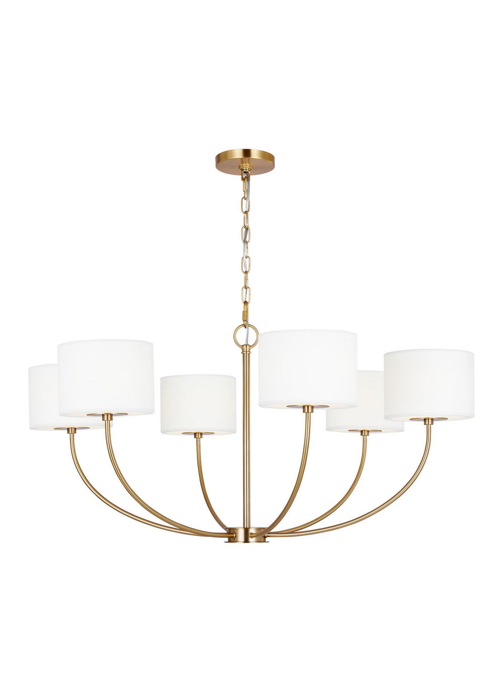 Visual Comfort Studio Canada - KSC1046BBS - Six Light Chandelier - Sawyer - Burnished Brass