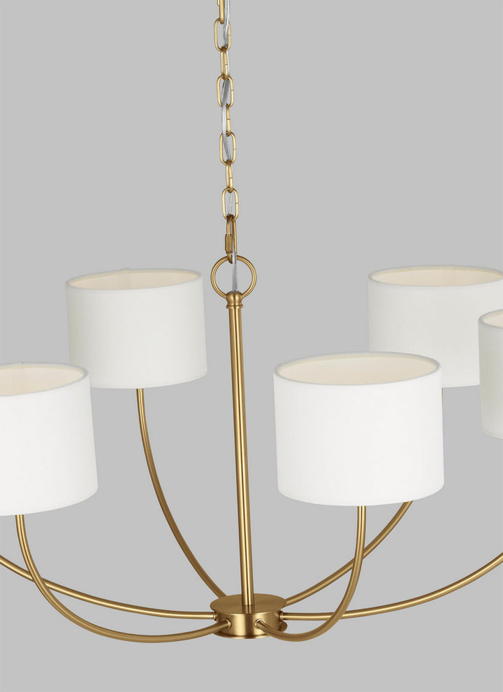 Visual Comfort Studio Canada - KSC1046BBS - Six Light Chandelier - Sawyer - Burnished Brass