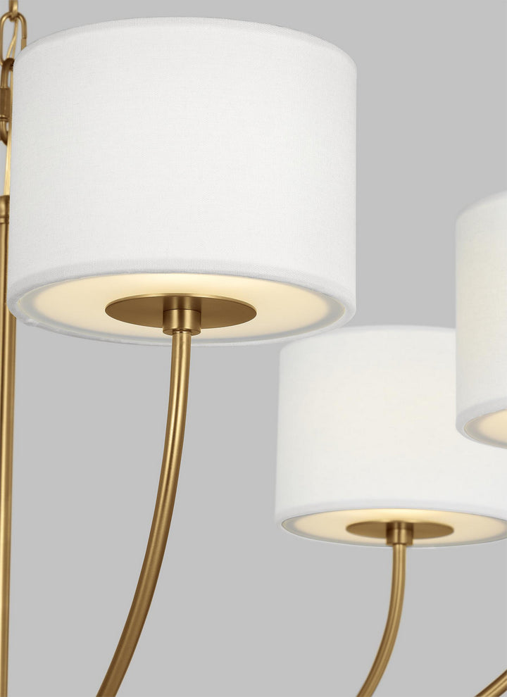 Visual Comfort Studio Canada - KSC1046BBS - Six Light Chandelier - Sawyer - Burnished Brass