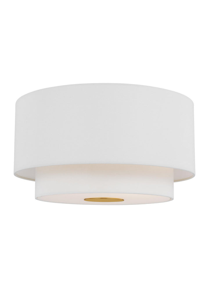 Visual Comfort Studio Canada - KSF1043BBS - Three Light Flush Mount - Sawyer - Burnished Brass