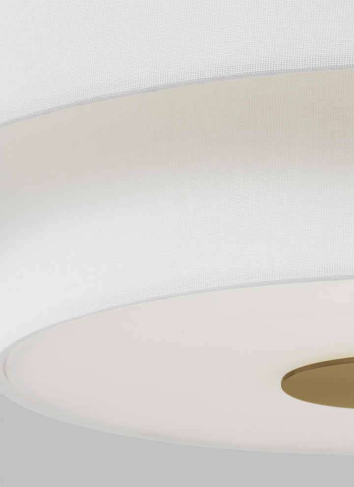 Visual Comfort Studio Canada - KSF1043BBS - Three Light Flush Mount - Sawyer - Burnished Brass