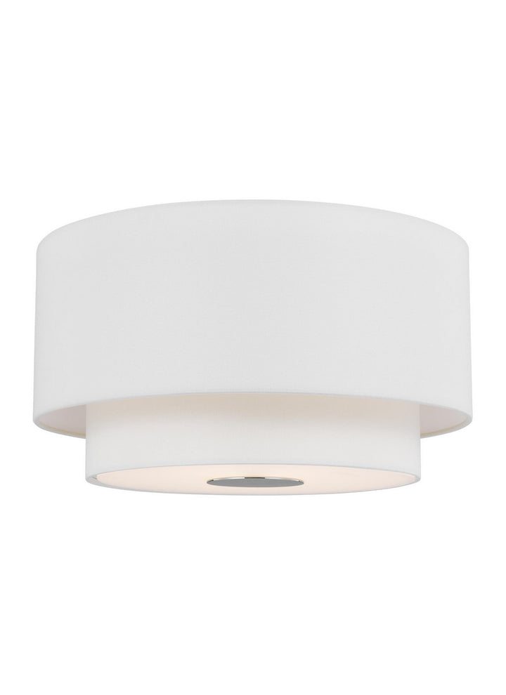 Visual Comfort Studio Canada - KSF1043PN - Three Light Flush Mount - Sawyer - Polished Nickel