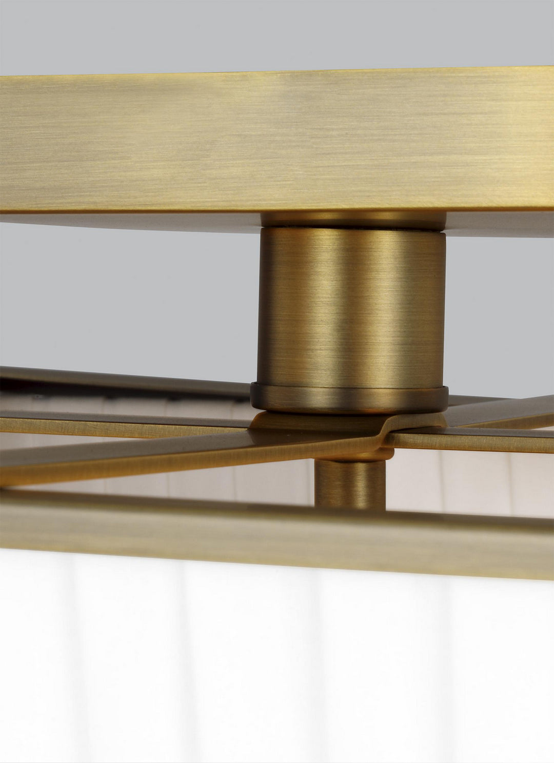 Visual Comfort Studio Canada - LF1044TWB - Four Light Flush Mount - Esther - Time Worn Brass