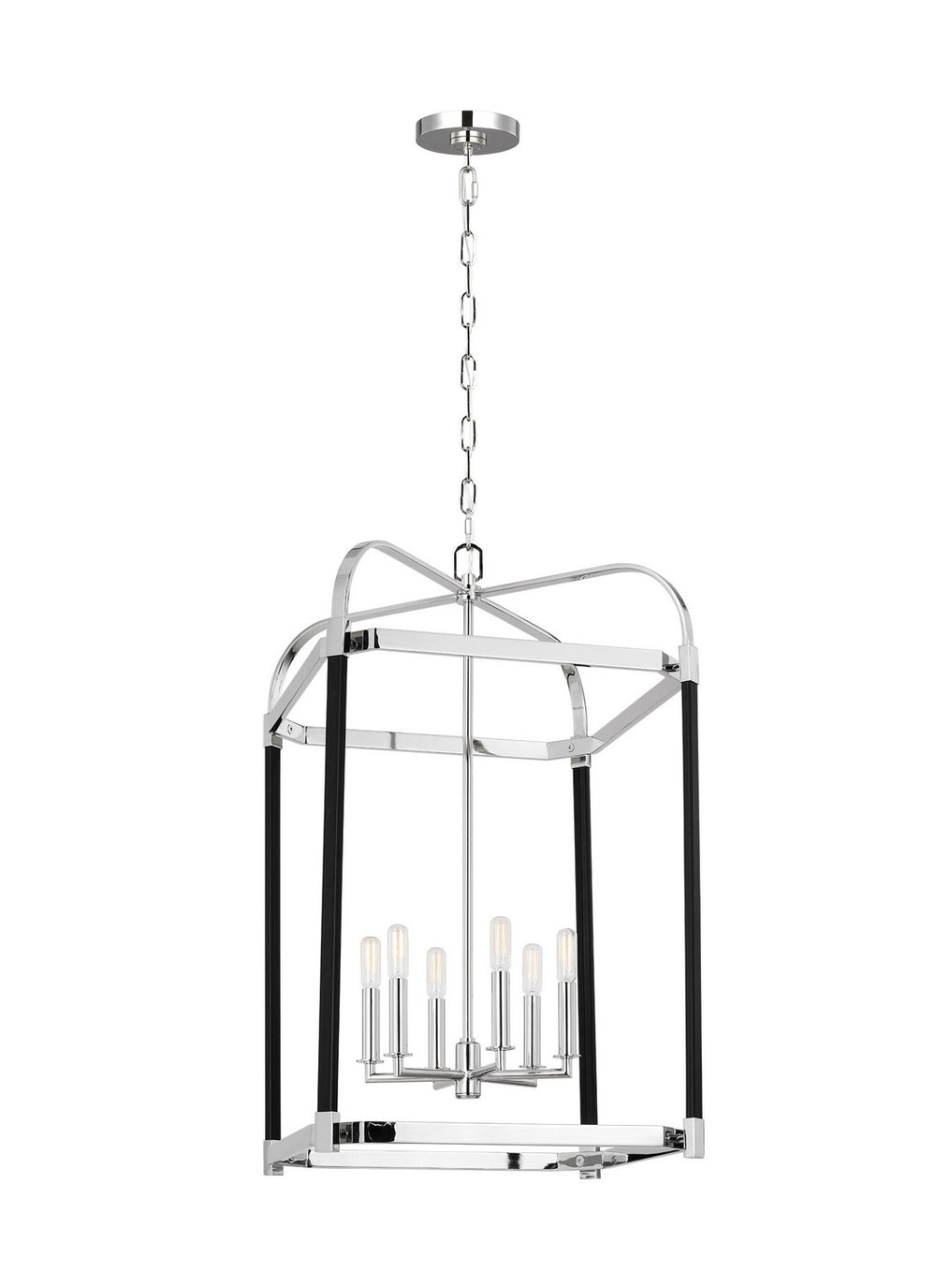 Visual Comfort Studio Canada - LC1156PN - Six Light Lantern - Hadley - Polished Nickel