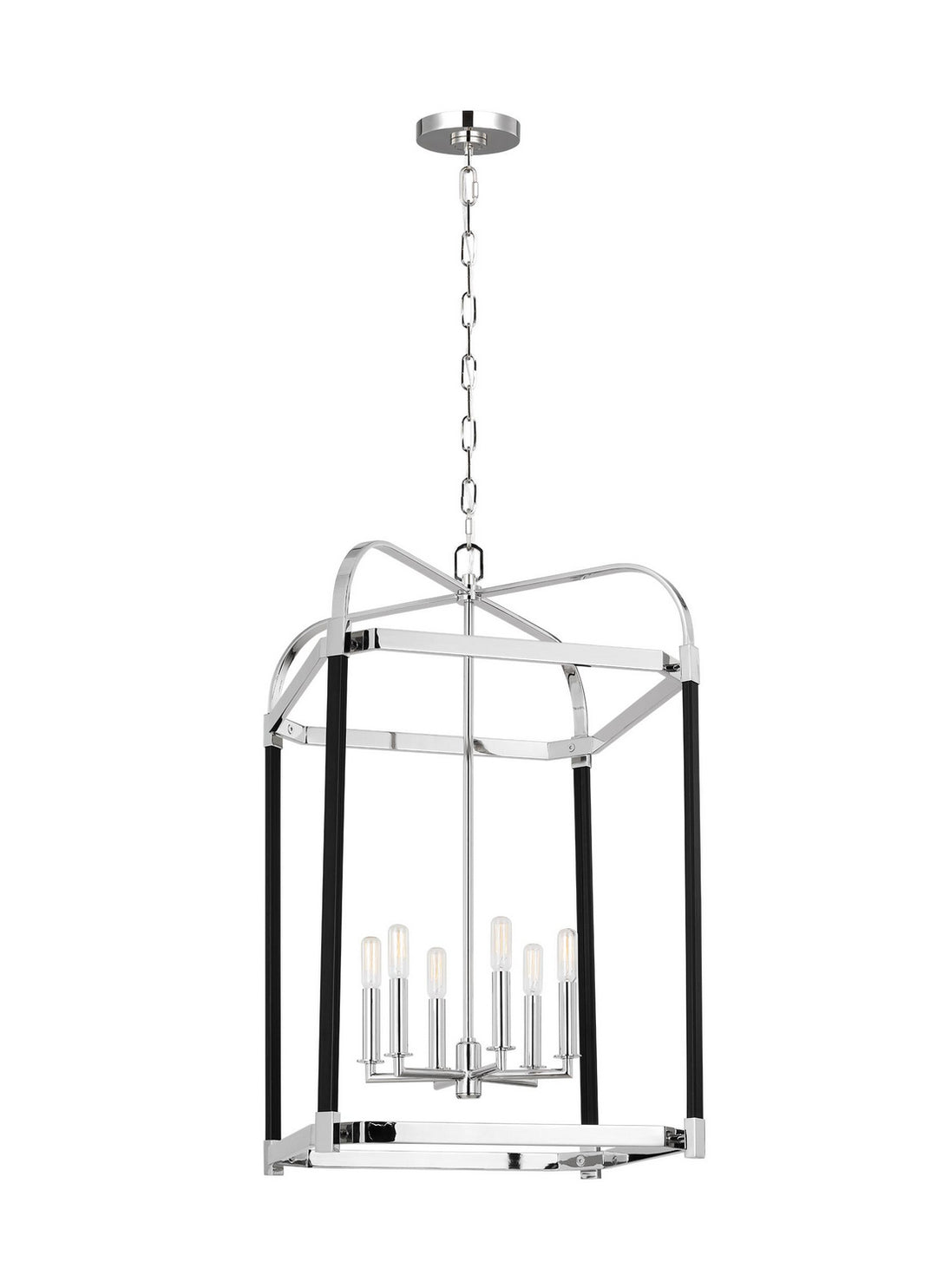 Visual Comfort Studio Canada - LC1156PN - Six Light Lantern - Hadley - Polished Nickel