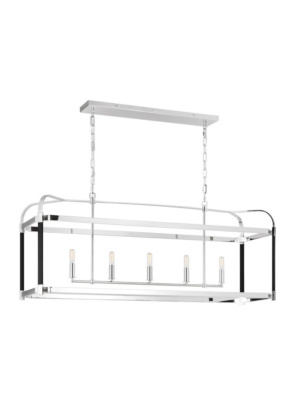 Visual Comfort Studio Canada - LC1165PN - Five Light Chandelier - Hadley - Polished Nickel