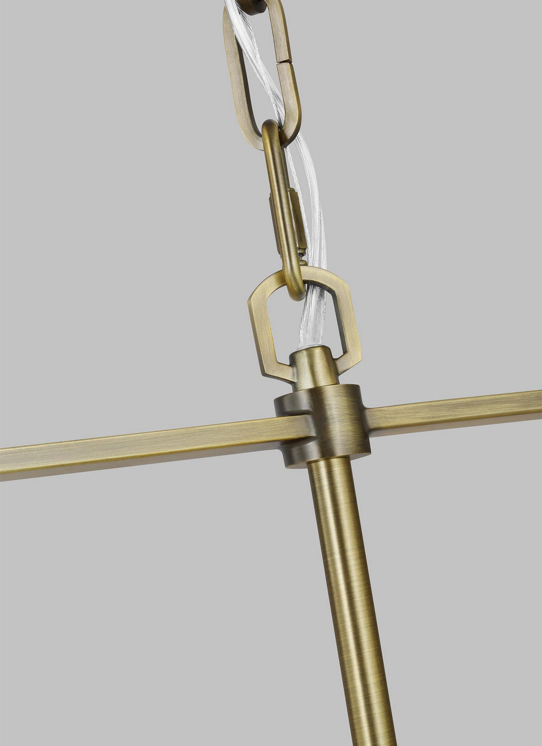 Visual Comfort Studio Canada - LC1165TWB - Five Light Chandelier - Hadley - Time Worn Brass