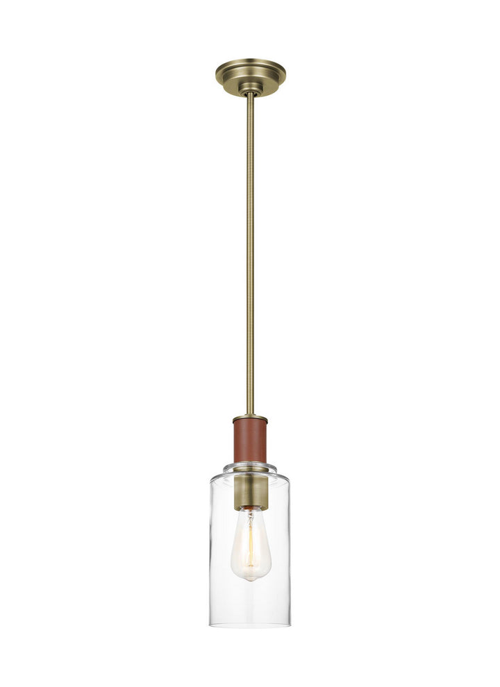 Visual Comfort Studio Canada - LP1071TWBCG - One Light Pendant - Hadley - Time Worn Brass