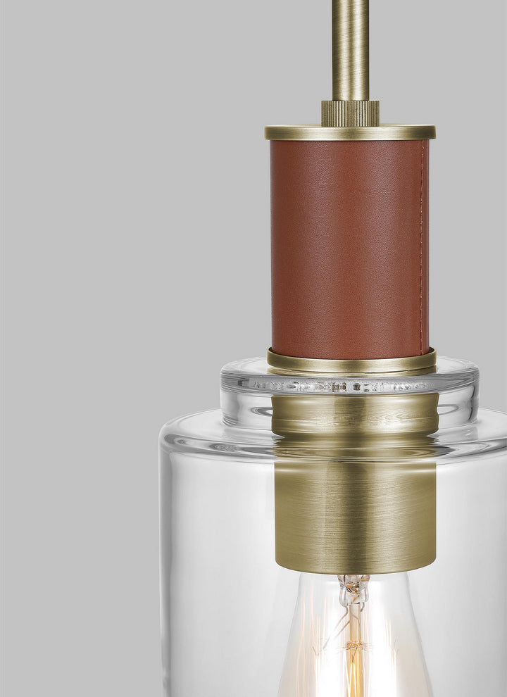 Visual Comfort Studio Canada - LP1071TWBCG - One Light Pendant - Hadley - Time Worn Brass