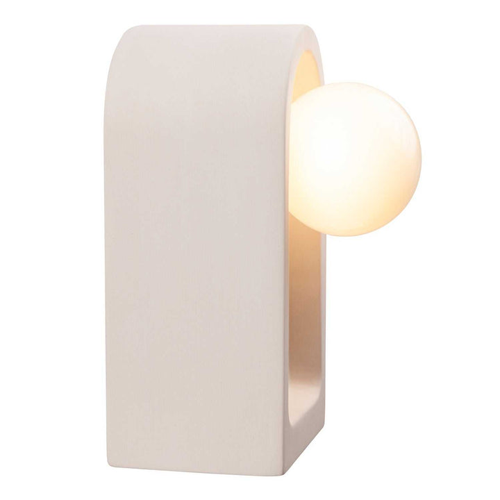 Ambiance Collection One Light Wall Sconce in Bisque Justice Designs