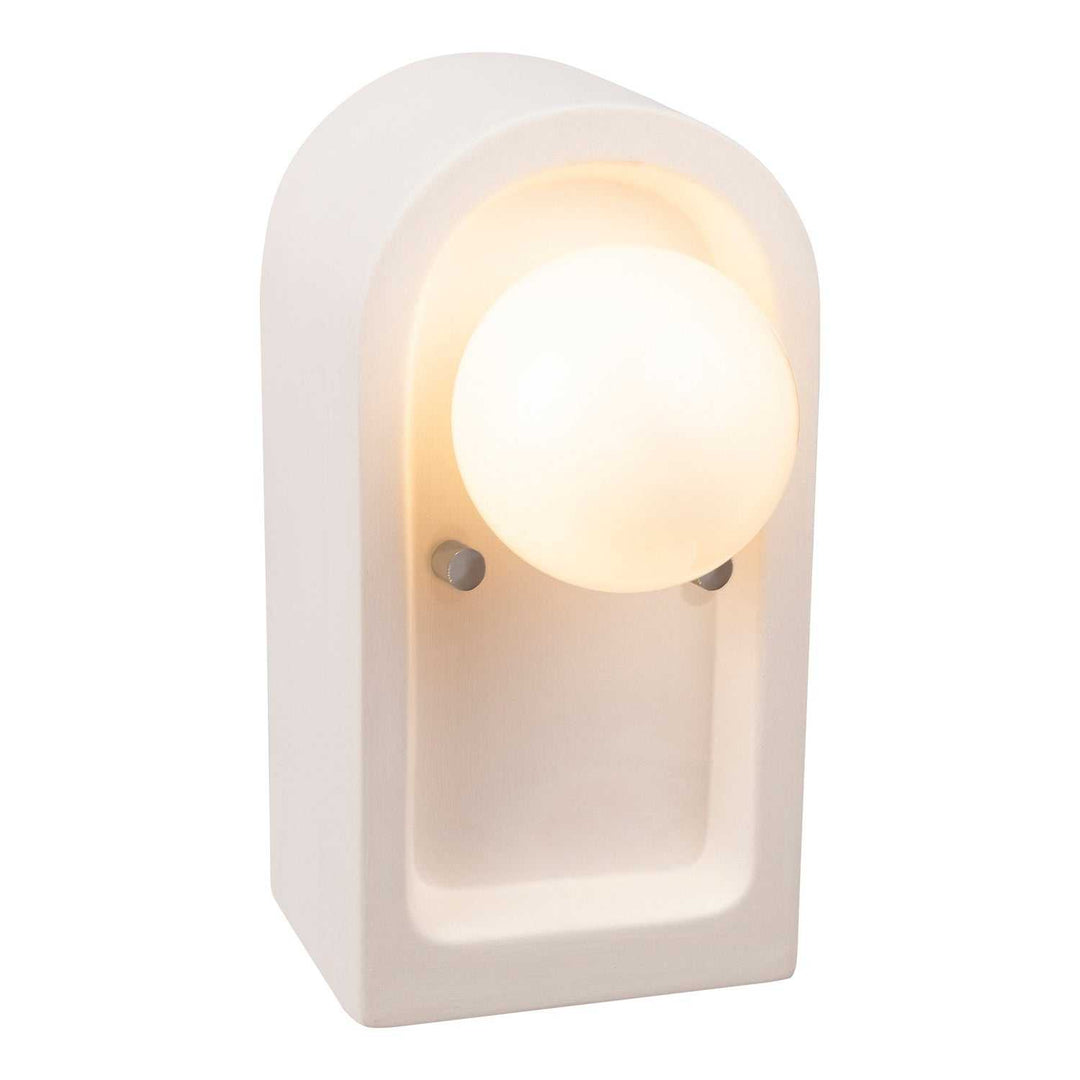 Ambiance Collection One Light Wall Sconce in Bisque Justice Designs