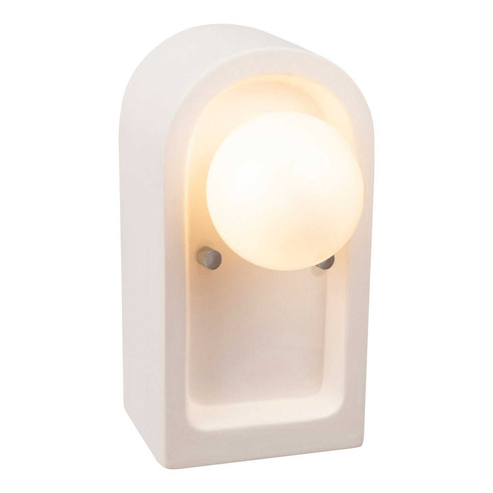 Ambiance Collection One Light Wall Sconce in Bisque Justice Designs
