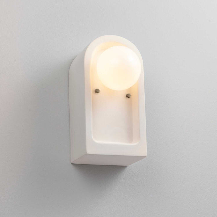 Ambiance Collection One Light Wall Sconce in Bisque Justice Designs