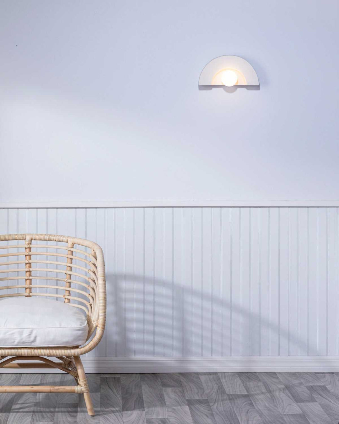 Ambiance Collection One Light Wall Sconce in Bisque Justice Designs