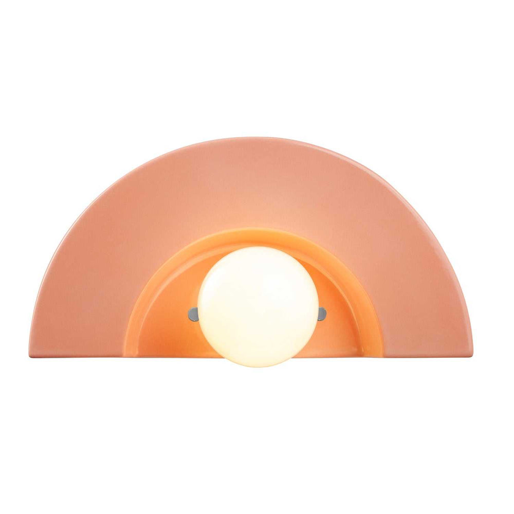 Ambiance Collection One Light Wall Sconce in Gloss Blush Justice Designs
