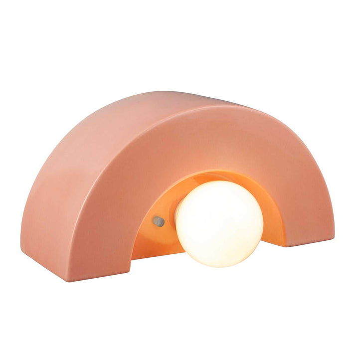 Ambiance Collection One Light Wall Sconce in Gloss Blush Justice Designs