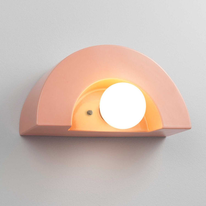 Ambiance Collection One Light Wall Sconce in Gloss Blush Justice Designs