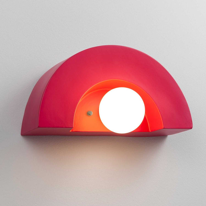 Ambiance Collection One Light Wall Sconce in Cerise Justice Designs