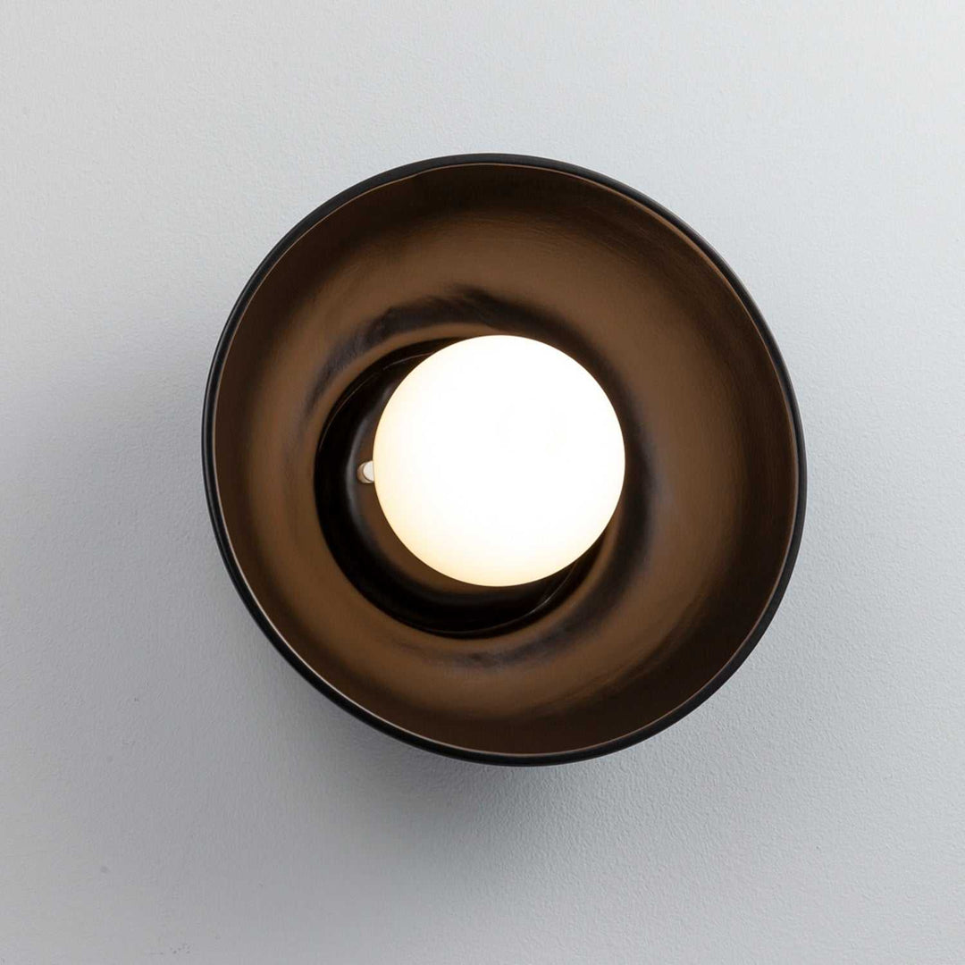 Ambiance Collection Wall Sconce in Carbon - Matte Black Justice Designs