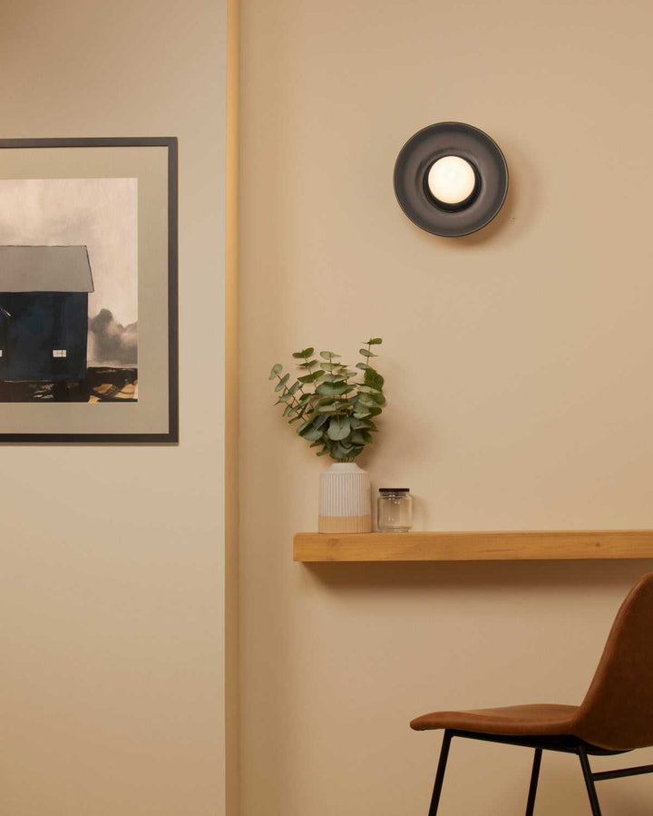 Ambiance Collection Wall Sconce in Carbon - Matte Black Justice Designs