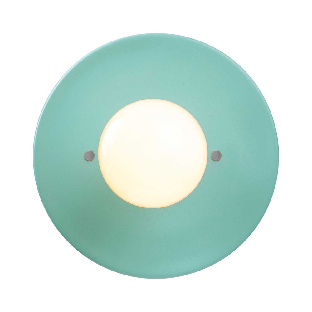Radiance Collection One Light Flush-Mount in Reflecting Pool Justice Designs