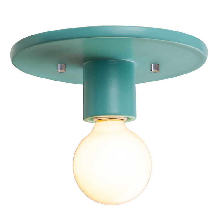 Radiance Collection One Light Flush-Mount in Reflecting Pool Justice Designs