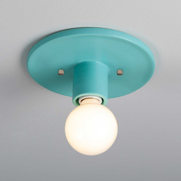 Radiance Collection One Light Flush-Mount in Reflecting Pool Justice Designs