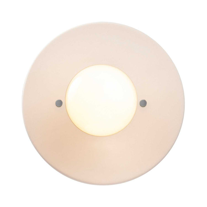 Ambiance Collection One Light Wall Sconce in Bisque Justice Designs