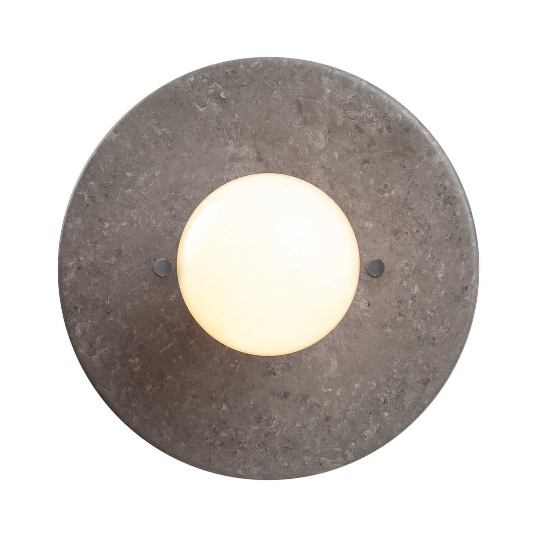 Radiance Collection One Light Flush-Mount in Concrete Justice Designs