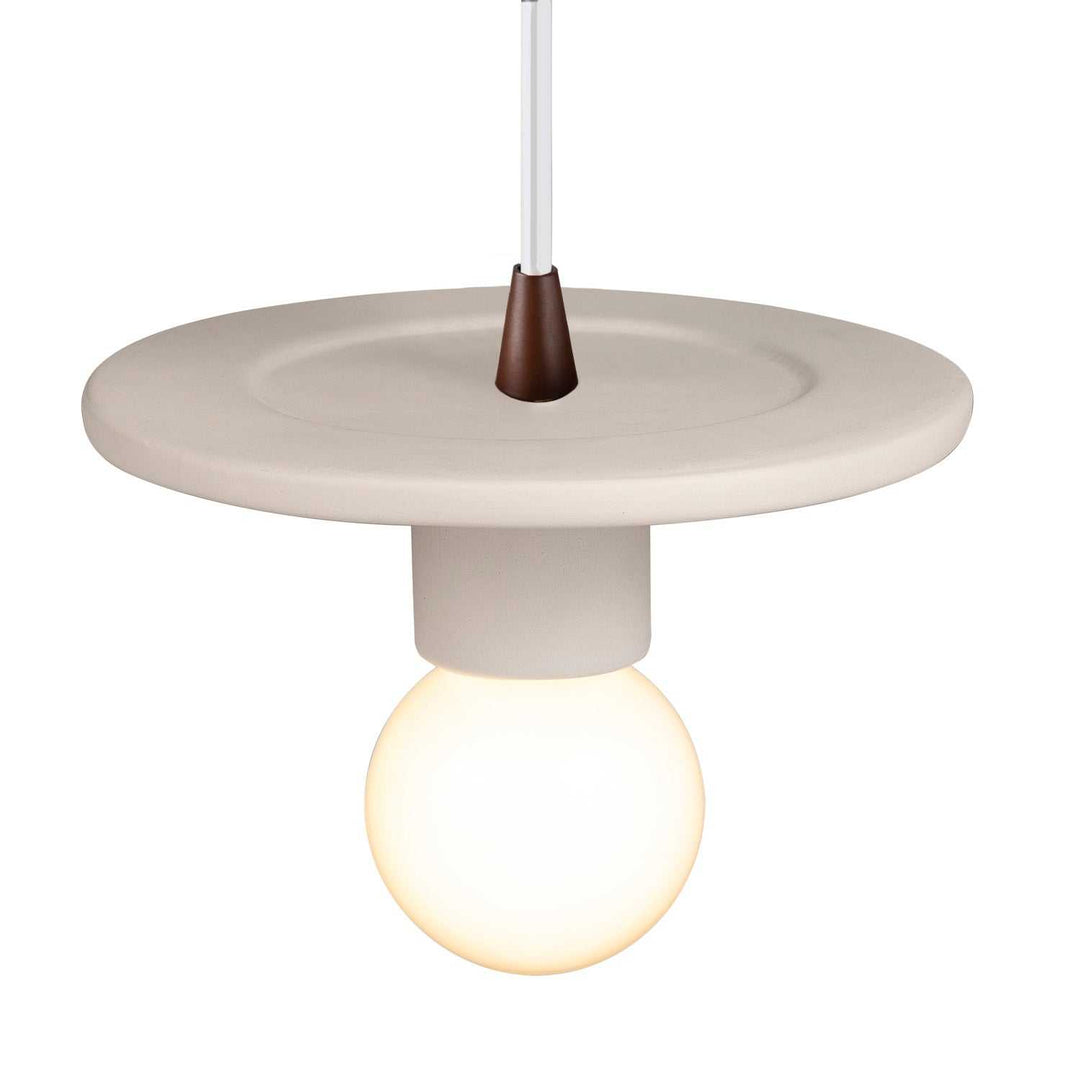 Radiance One Light Pendant in Bisque Justice Designs