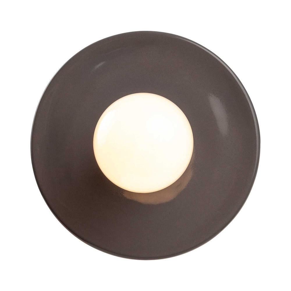 Radiance One Light Pendant in Gloss Grey Justice Designs