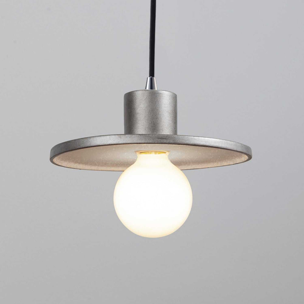 Radiance One Light Pendant in Antique Silver Justice Designs