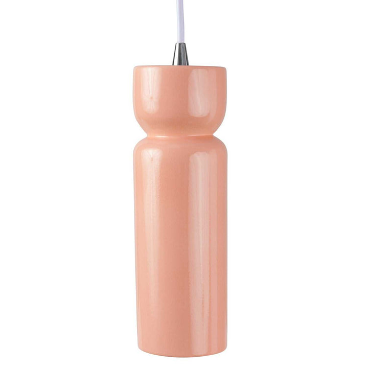Radiance One Light Pendant in Gloss Blush Justice Designs