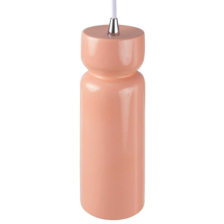 Radiance One Light Pendant in Gloss Blush Justice Designs